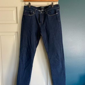 Banana Republic Skinny Jeans, Dark Wash, Size 28
